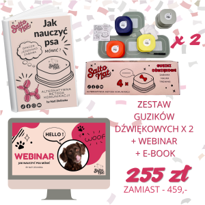 Zestaw urodzinowy - 2 paczki guzików dźwiękowych + webinar + e-book